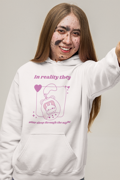 Oversized Hoodie -In reality they never sleep